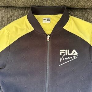 Fila Vincent Van Gogh Black and Yellow Jacket